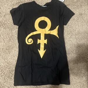 Official PRINCE merch NWT collectible T SHIRT Women’s Black Fans Size S